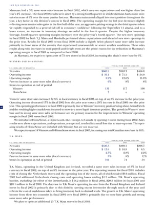 tjx Annual Reports2001