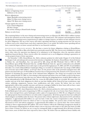 tjx Annual Reports2001