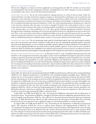 tjx Annual Reports2001