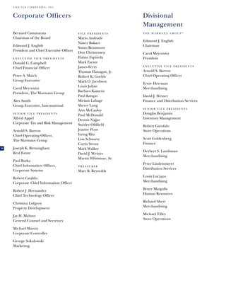 tjx Annual Reports2001