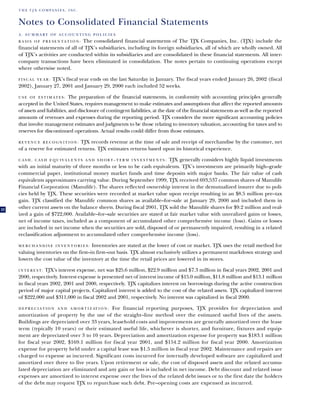 tjx Annual Reports2001