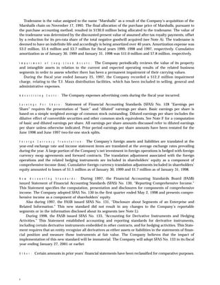 tjx Annual Reports1998