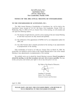 2004proxy auto nation