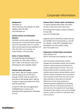 2000annualreport auto nation