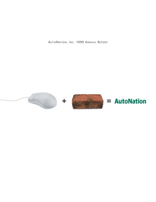 AUTONATION, INC. 1999 ANNUAL REPORT




        +                         =
 