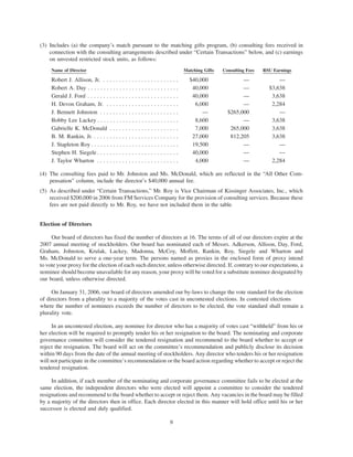 freeport-mcmoran copper& gold Proxy Statement 2007