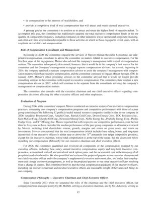 freeport-mcmoran copper& gold Proxy Statement 2007