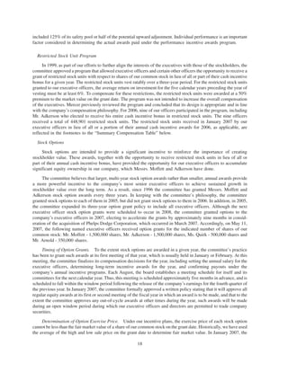 freeport-mcmoran copper& gold Proxy Statement 2007