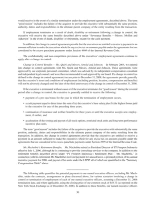 freeport-mcmoran copper& gold Proxy Statement 2007