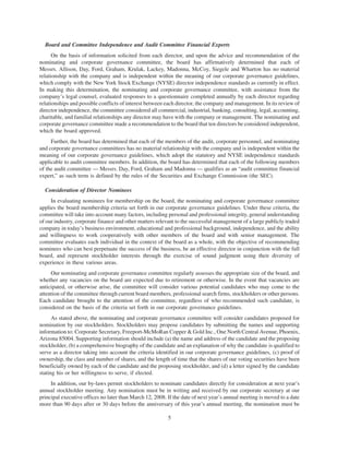 freeport-mcmoran copper& gold Proxy Statement 2007