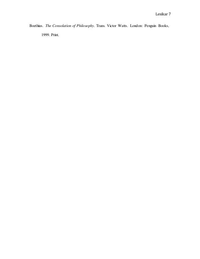 The consolations of philosophy summary image