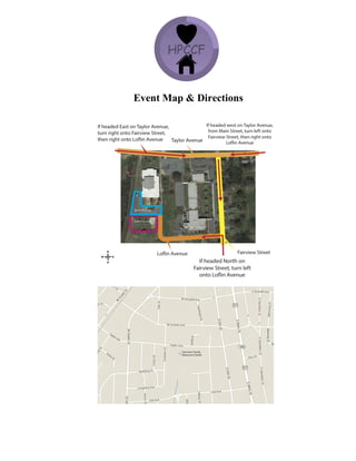 Event Map & Directions
 