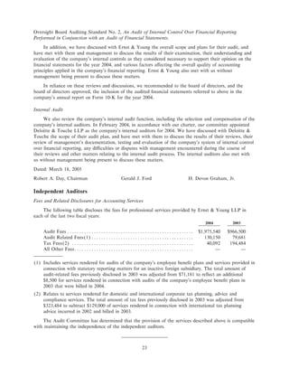 freeport-mcmoran copper& gold Proxy Statement 2005