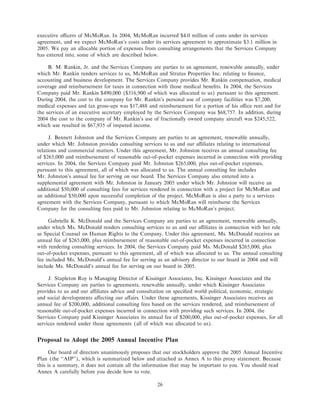 freeport-mcmoran copper& gold Proxy Statement 2005