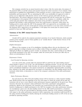 freeport-mcmoran copper& gold Proxy Statement 2005