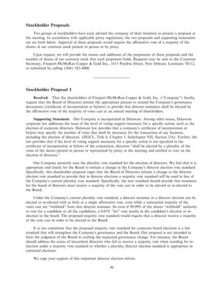 freeport-mcmoran copper& gold Proxy Statement 2005
