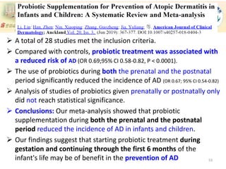 2004年LP33經臨床實驗證實
改善過敏性鼻炎症狀
期刊：Pediatric Allergy
Immunology
2004 Apr; 15(2):152-8.
圖中負值表示改善狀況，負值
愈高，表示改善效果愈好。
不論是過敏性鼻炎症狀發作頻...