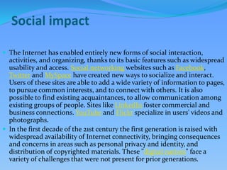 Internet and Its Uses | PPTX
