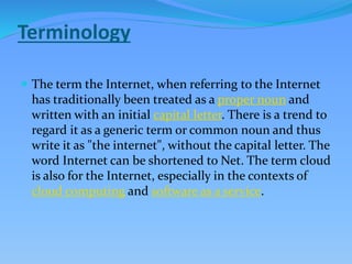 Internet and Its Uses | PPTX