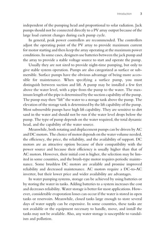 Photovoltaic Water Pumping Systems Concept Design And Methods Of ...