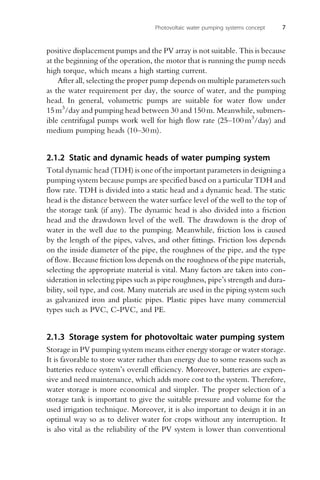 Photovoltaic Water Pumping Systems Concept Design And Methods Of ...