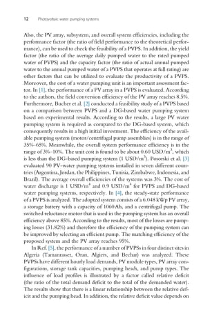 Photovoltaic Water Pumping Systems Concept Design And Methods Of ...