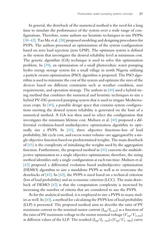 Photovoltaic Water Pumping Systems Concept Design And Methods Of ...