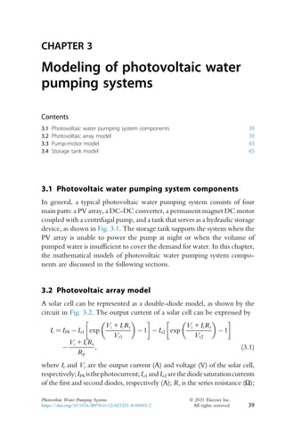 Photovoltaic Water Pumping Systems Concept Design And Methods Of ...