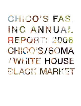  CHS annual reports 2006