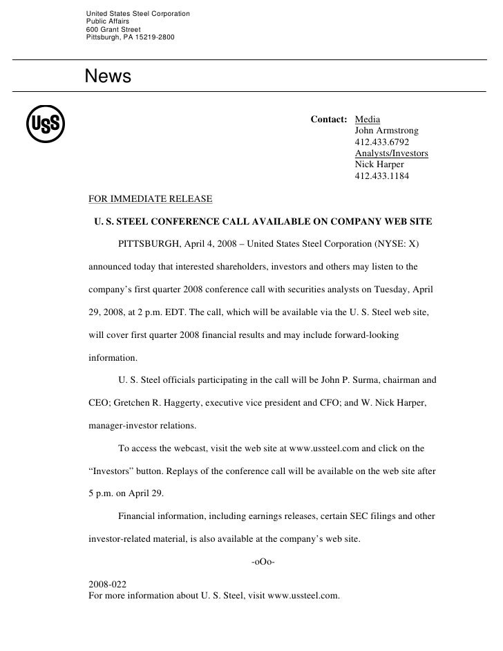 united states steel news