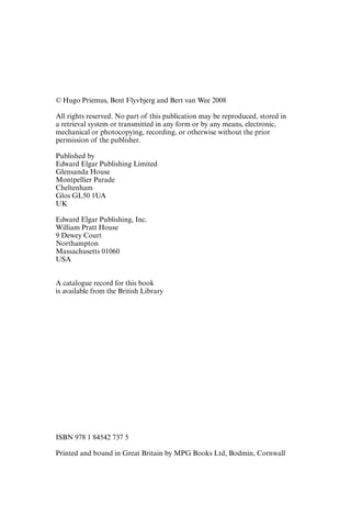 Hugo Prior Decisionmaking On Megaprojects Costbenefit Analysis Planning And ...