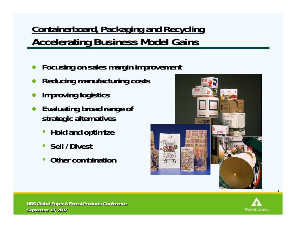 weyerhaeuser UBS Global Paper and Forest Products Conference Present…