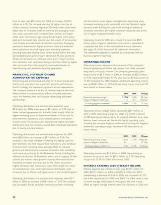 anheuser-busch 2006AR_MgmntDiscuss