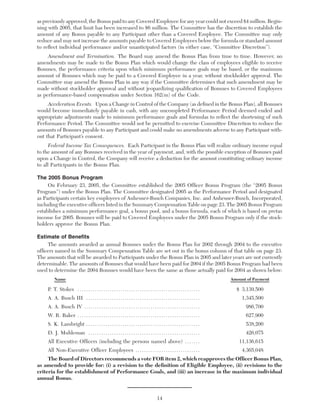 anheuser-busch A-BProxy2005