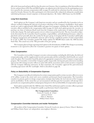 anheuser-busch A-BProxy2005