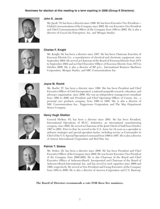 anheuser-busch A-BProxy2005