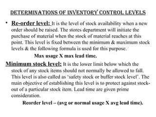 Min Inventory Calculation 109345288-Inventory-Management-Notes.pptx