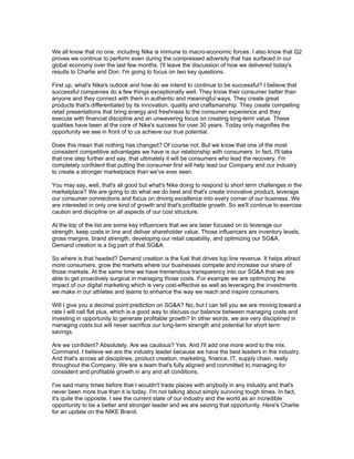 nike Q209EarningsTranscript