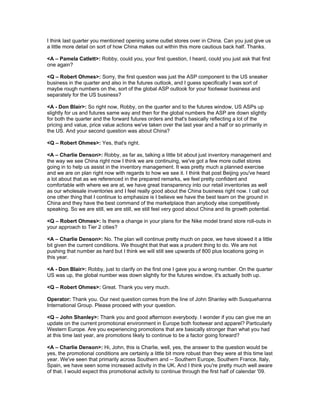 nike Q209EarningsTranscript