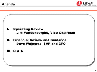  LEAR  ip 2004 earnings presentation_q1