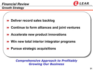  LEAR  ip 2004 earnings presentation_q1