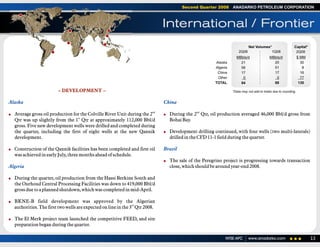 anadarko petroleum 2Q08 Operations Report 