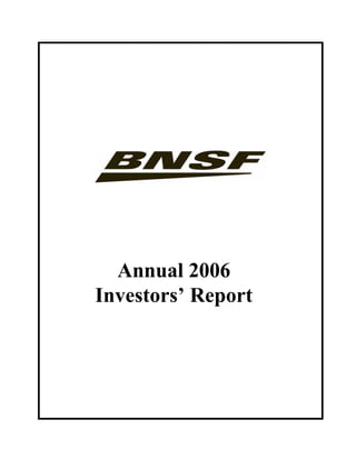 Annual 2006
Investors’ Report
 