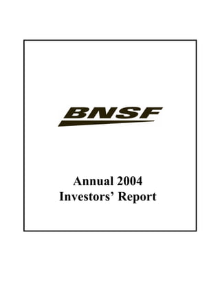 Annual 2004
Investors’ Report
 