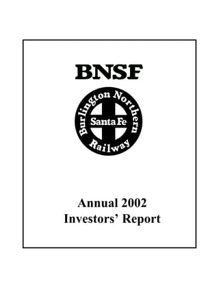 Annual 2002
Investors’ Report
 