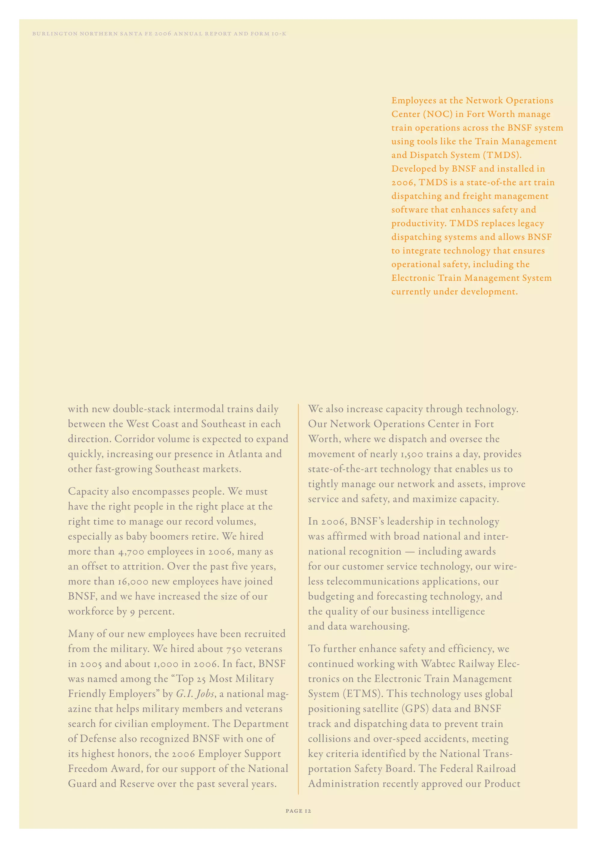 BNSF 2006 annrpt