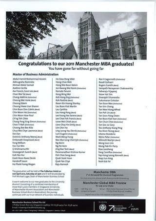 MBS 2011 Graduates