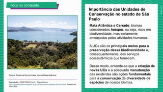 Unidades de Conservação do estado de São Paulo | PPTX