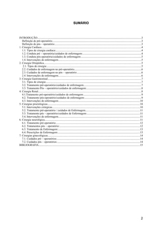 SUMÁRIO
INTRODUÇÃO...........................................................................................................