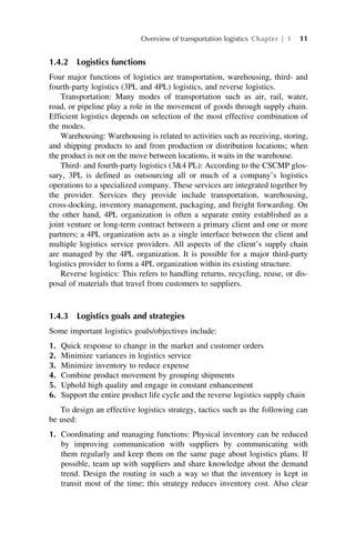 Logistics Transportation Systems Md Sarder | PDF